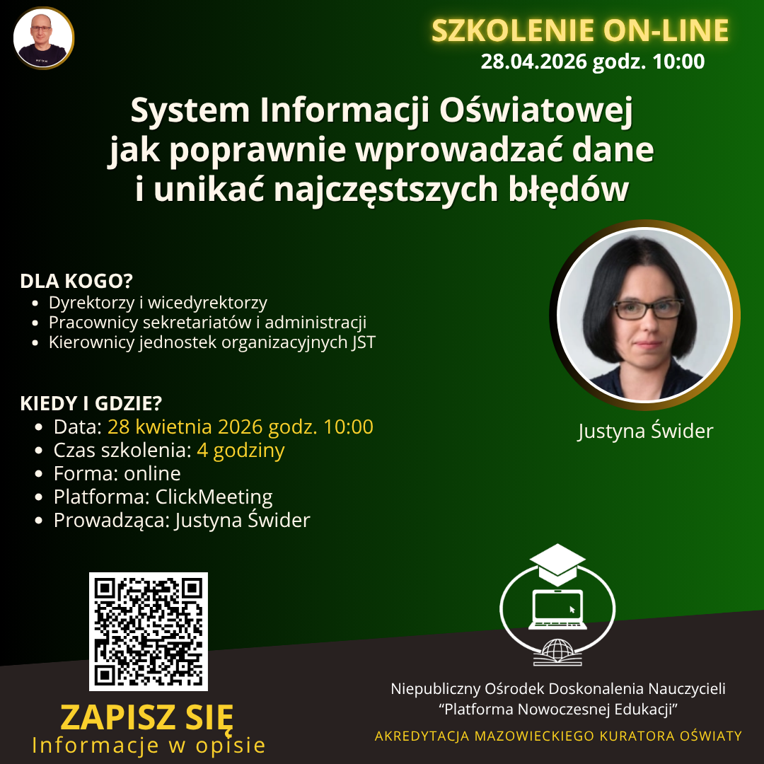 System Informacji Oświatowej – jak poprawnie wprowadzać dane i unikać najczęstszych błędów. Praktyczny przewodnik z uwzględnieniem nowości.
