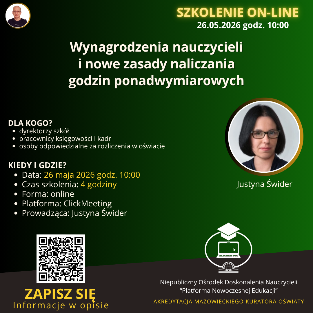 Wynagrodzenia nauczycieli i nowe zasady naliczania godzin ponadwymiarowych.