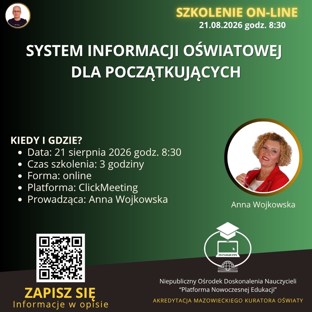 System Informacji Oświatowej dla początkujących.