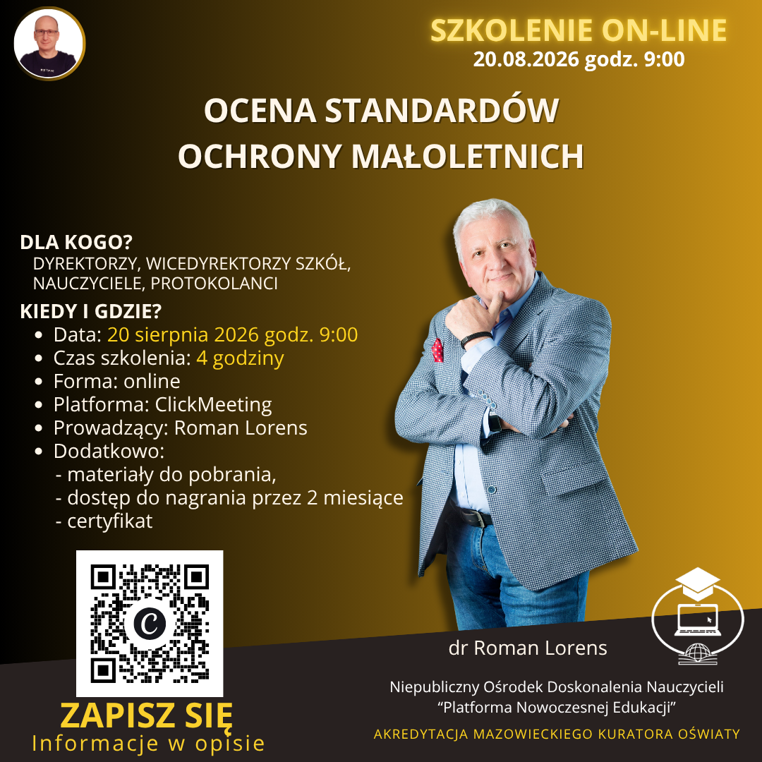 Ocena standardów ochrony małoletnich.