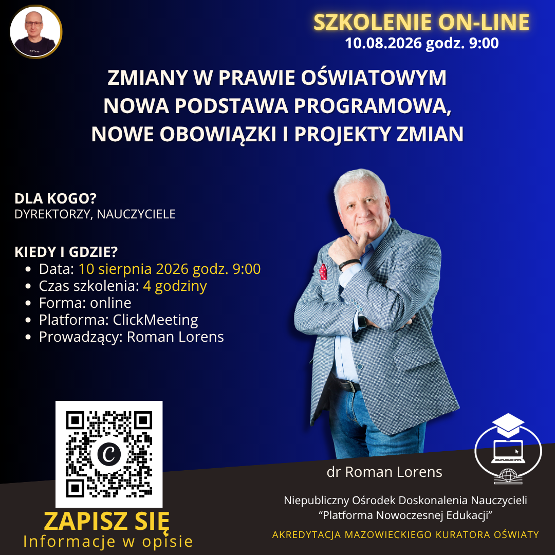 Zmiany w prawie oświatowym - nowa podstawa programowa, nowe obowiązki i projekty zmian w prawie oświatowym.