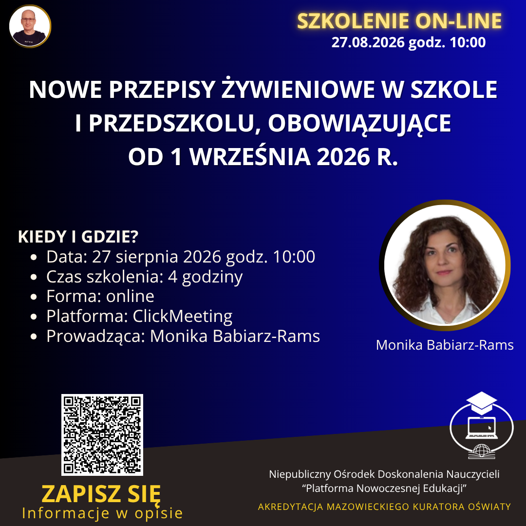 Nowe przepisy żywieniowe w szkole i&nbsp;przedszkolu, obowiązujące od 1&nbsp;września 2026&nbsp;r.