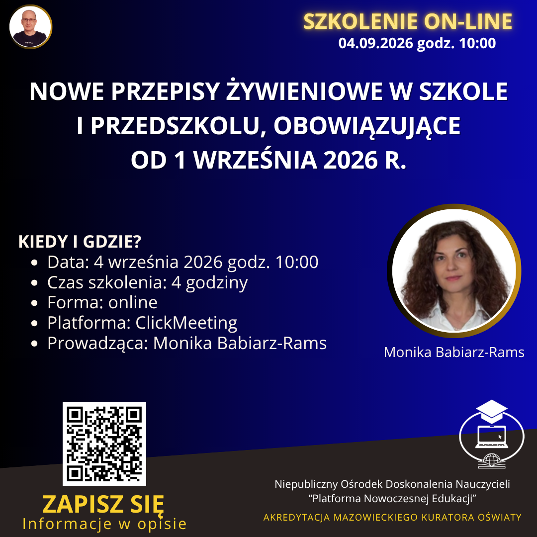 Nowe przepisy żywieniowe w szkole i&nbsp;przedszkolu, obowiązujące od 1&nbsp;września 2026&nbsp;r.
