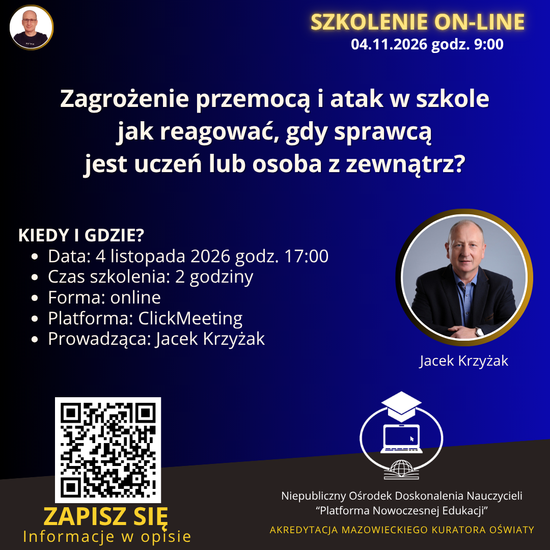 Zagrożenie przemocą i atak w szkole – jak reagować, gdy sprawcą jest uczeń lub osoba z zewnątrz?