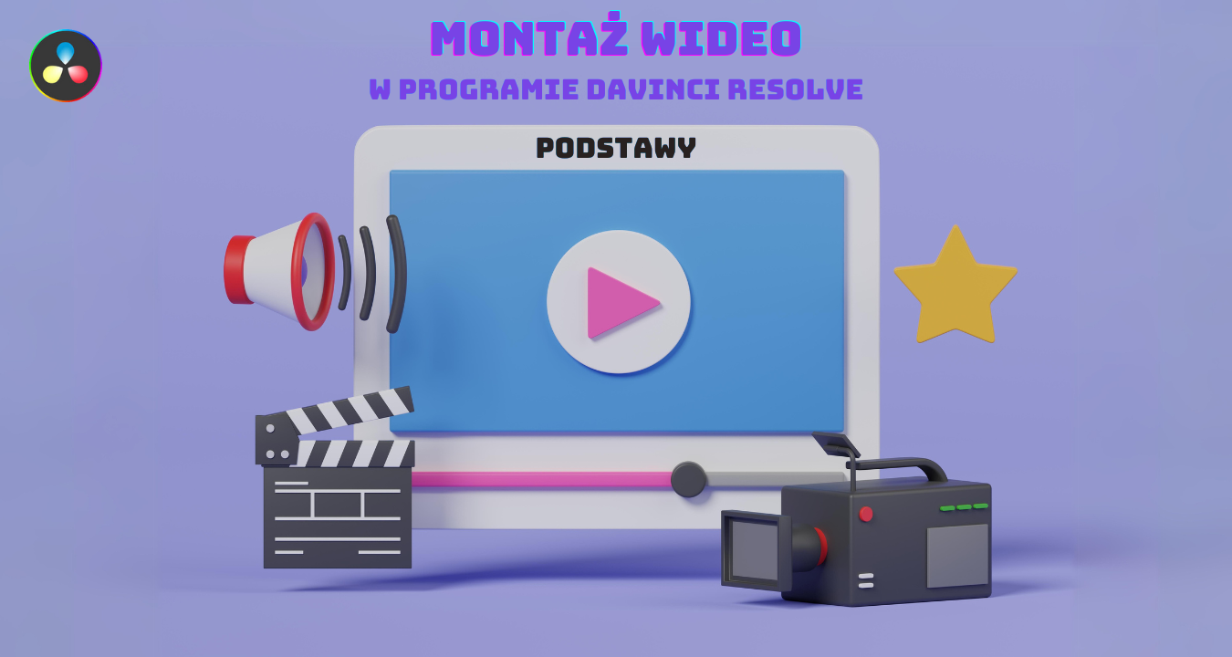 Okładka kursu Montaż wideo w programie DaVinci Resolve - kurs dla początkujących
