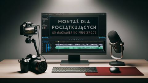 Okładka kursu Montaż dla początkujących: od nagrania do publikacji (szkolenie + e-book)