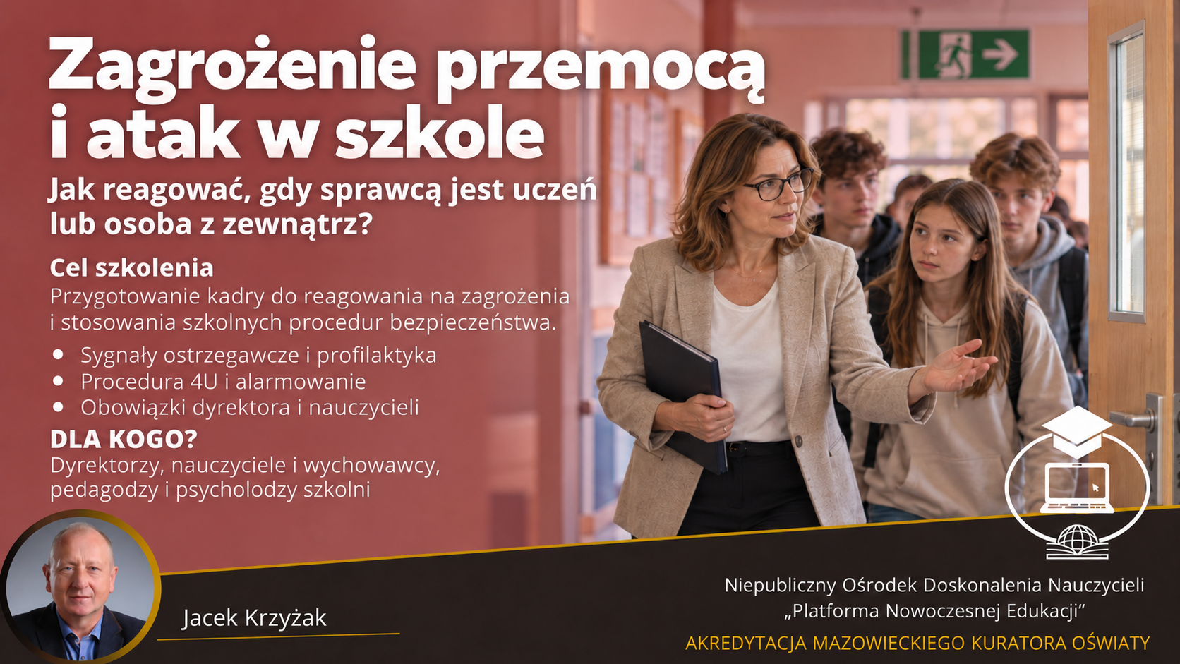 Zagrożenie przemocą i atak w szkole – jak reagować, gdy sprawcą jest uczeń lub osoba z zewnątrz?