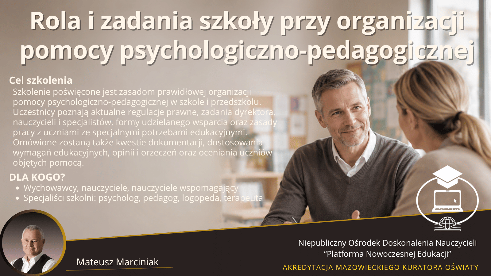 Rola i zadania szkoły przy organizacji pomocy psychologiczno-pedagogicznej.